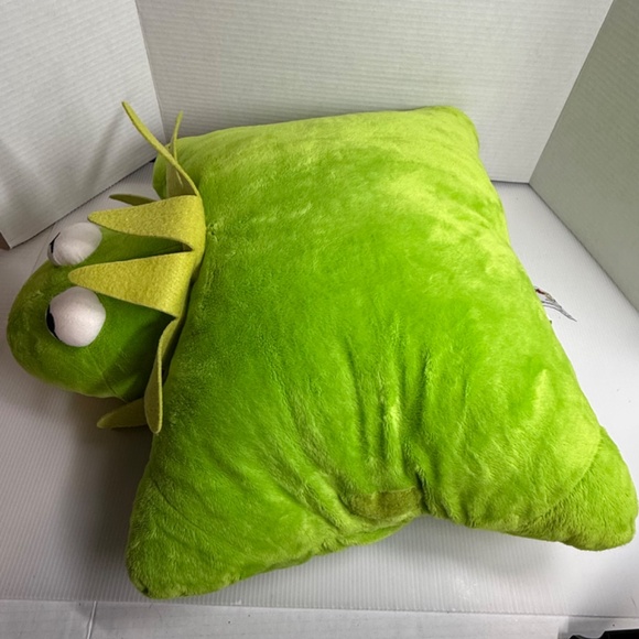 Disney Kermit the Frog Pillow Pets PREMIUM 18" Plush Stuffed Muppets 2011 Rare - Picture 8 of 9